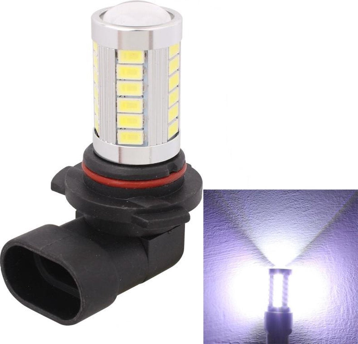 2 STUKS 9005 16.5 W 990LM 6500K Wit licht 5630 SMD 33 LED Autorem / stuurlamp