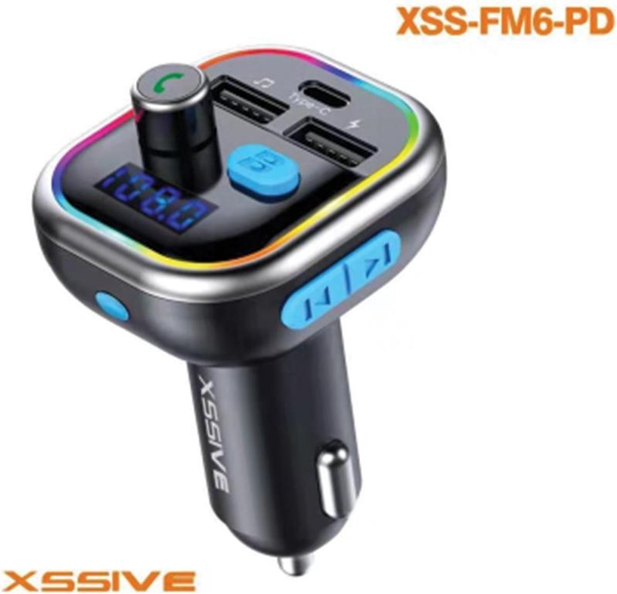 XSSIVE FM CARKIT + muziekspeler  XS-FM6