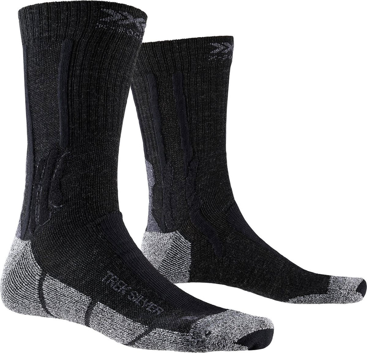 X-Socks Sportsokken - Maat 37/38 - Vrouwen - zwart/grijs