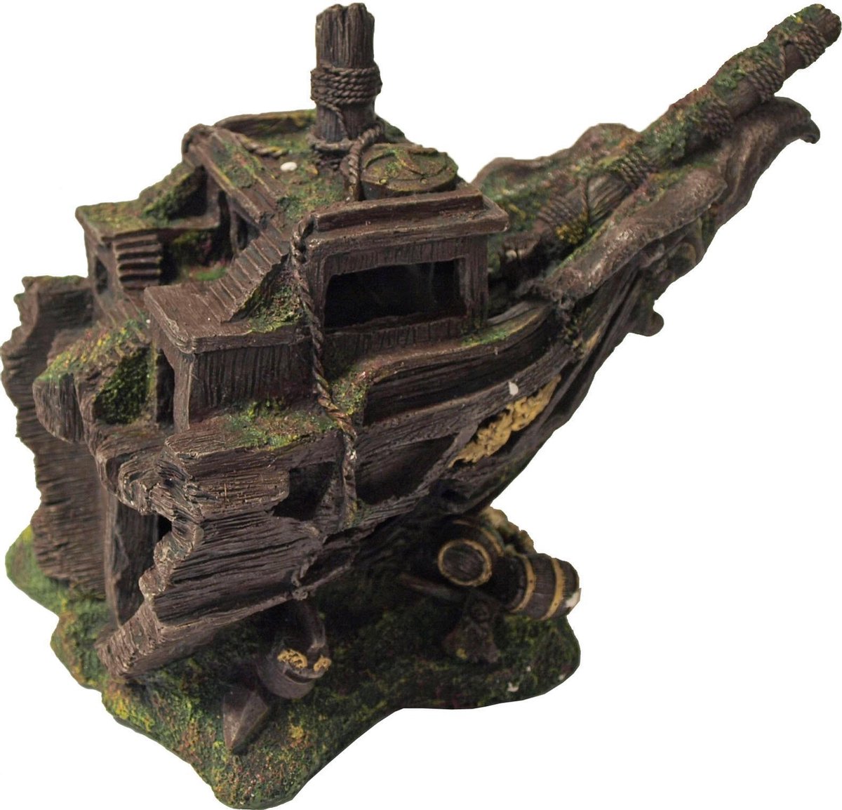 Polyresin ornament voorsteven schip 23x15x20 cm Gebr de Boon