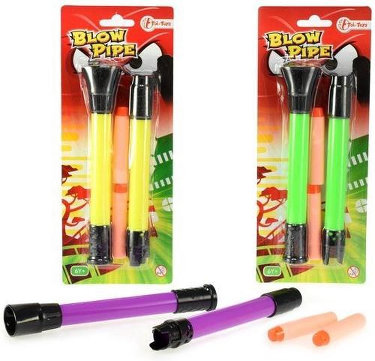 Ninja Blaaspijp - Schiet darts weg !