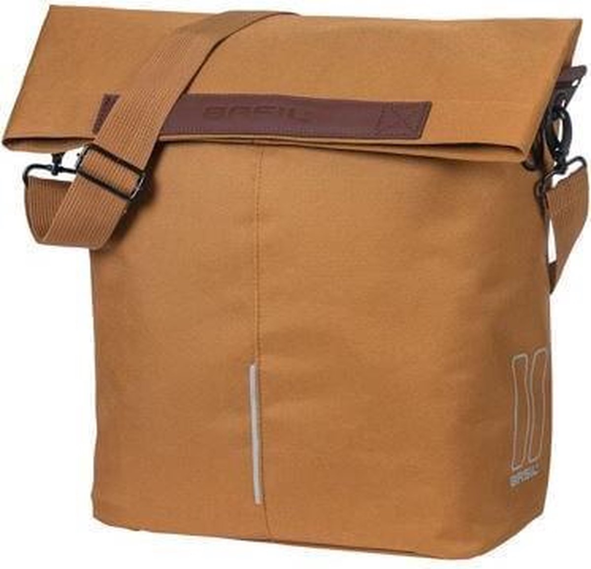 Fietstas Basil City 14 tot 16 liter 30 x 18 x 49 cm - camel bruin