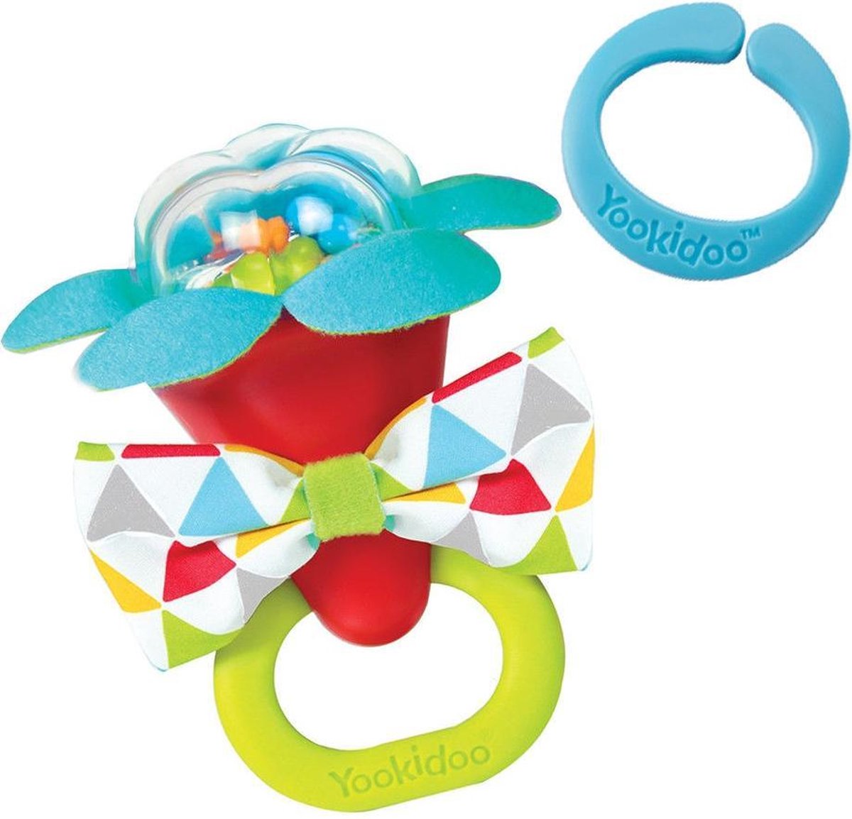 YOOKIDOO my first rattle - Rood