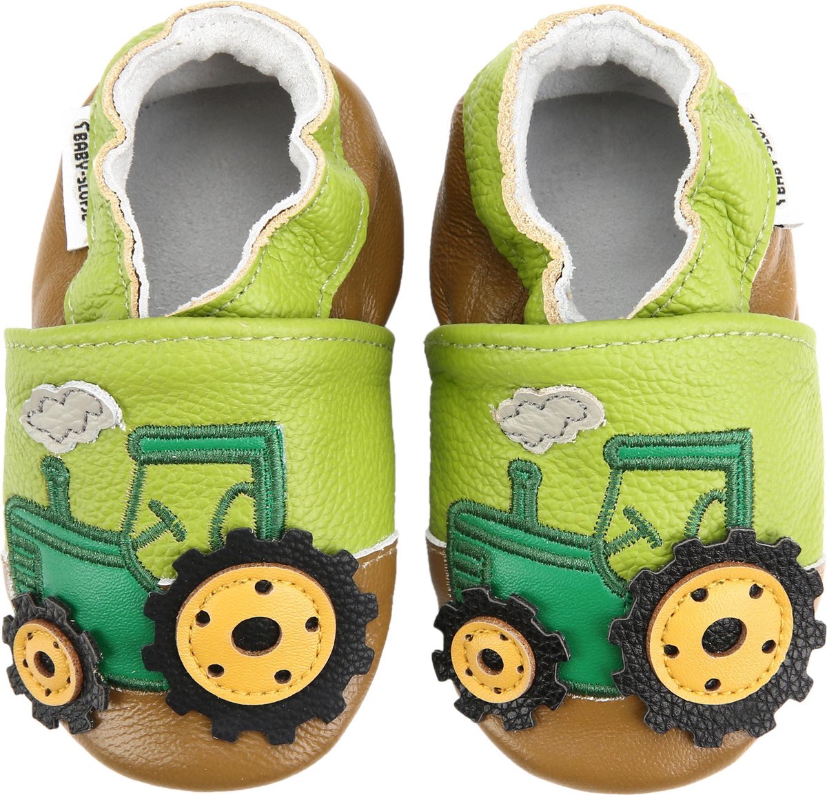 Leren babyslofjes van Baby-Slofje