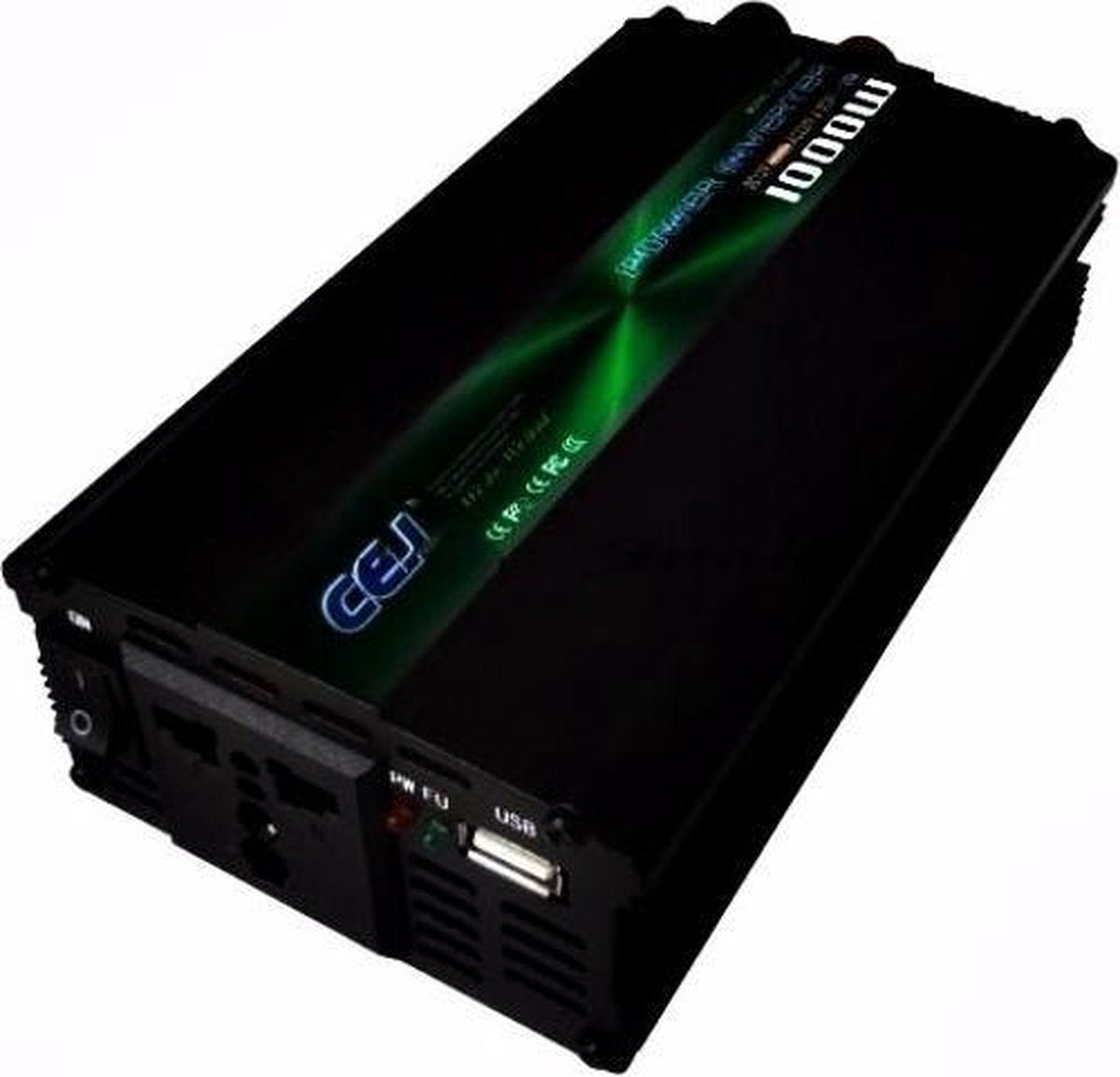 CEJ Inverter Power Omvormer 1000W 12V->230V + USB