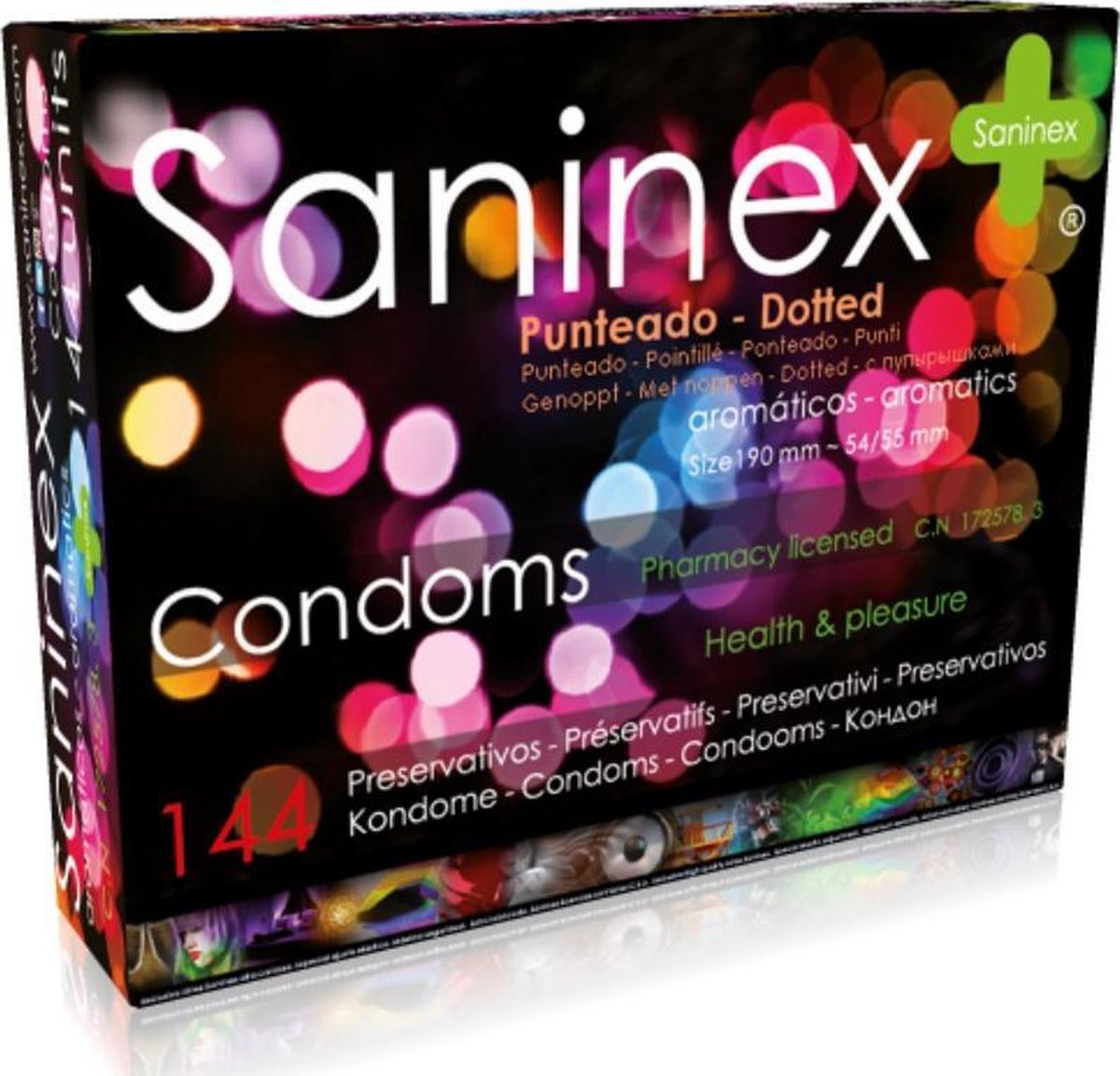 Dotted Condooms | 144 stuks | SANINEX