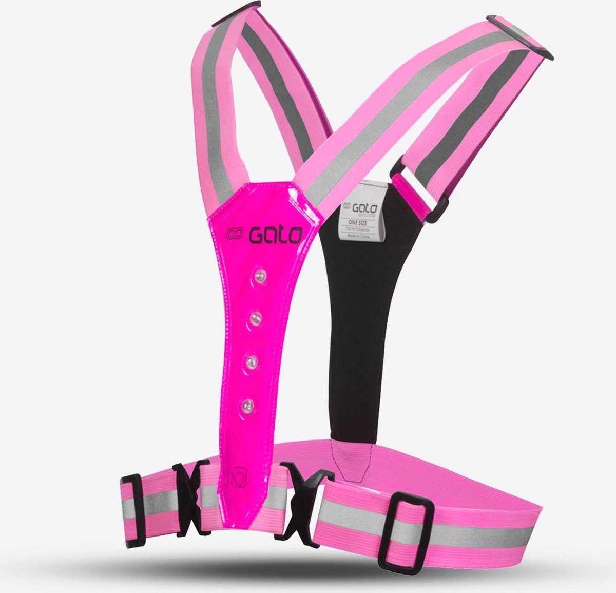gato Led Safer Sport Sportvest performance - Maat One size  - Unisex - roze
