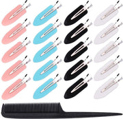 21 stuks geen buigen haar pony clips geen markering haar pin krul clips geen kreuk hairstyling tool