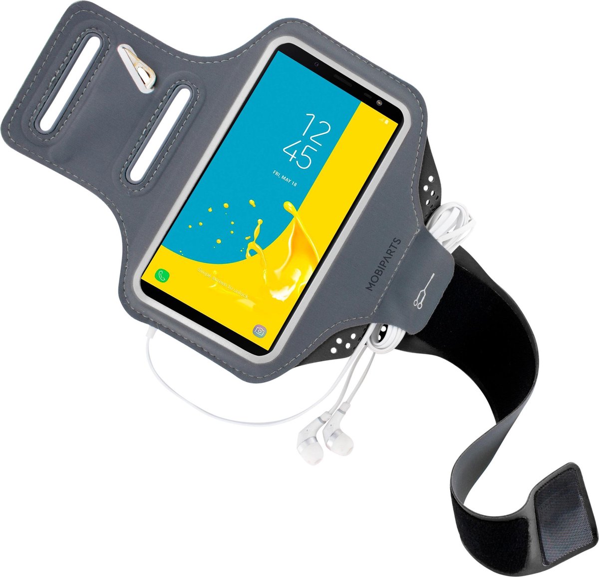 Mobiparts Comfort Fit Sport Armband Samsung Galaxy J6 (2018) Black
