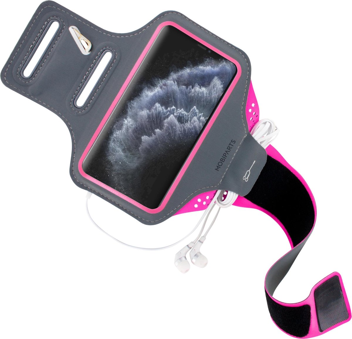 Mobiparts Comfort Fit Sport Armband Apple iPhone 11 Pro Roze