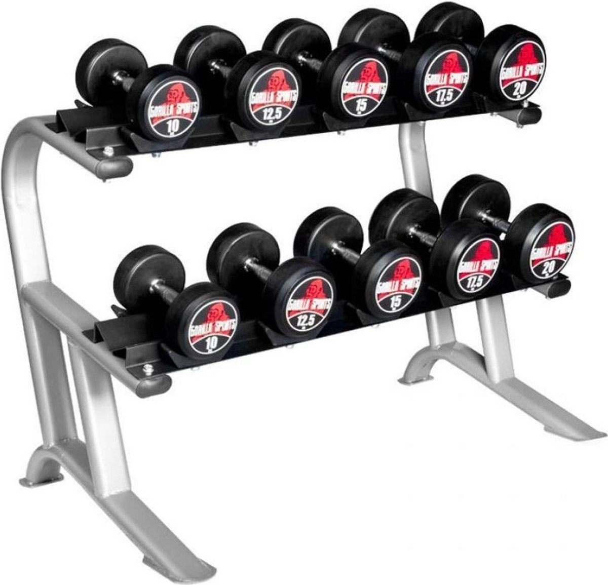 Gorilla Sports Professionele Dumbell Standaard - Gewichten rek - Dumbellrack