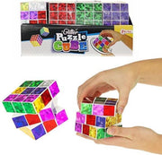 Puzzel Kubus met glitters - 3x3 - 6.5 cm groot - 1 kubus