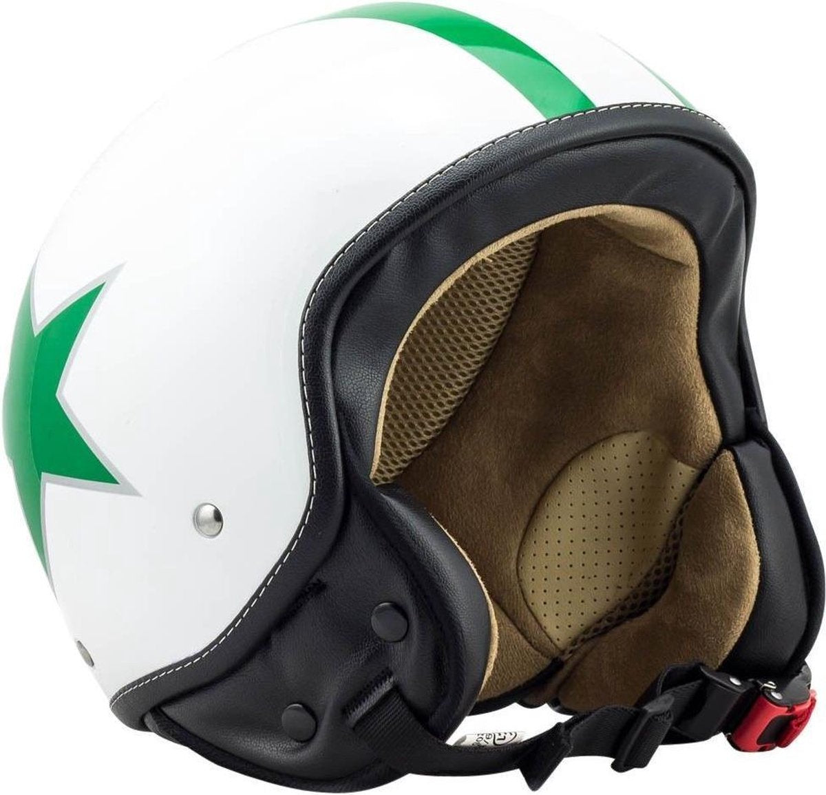 SOXON SP-302 Star Green open helmen online