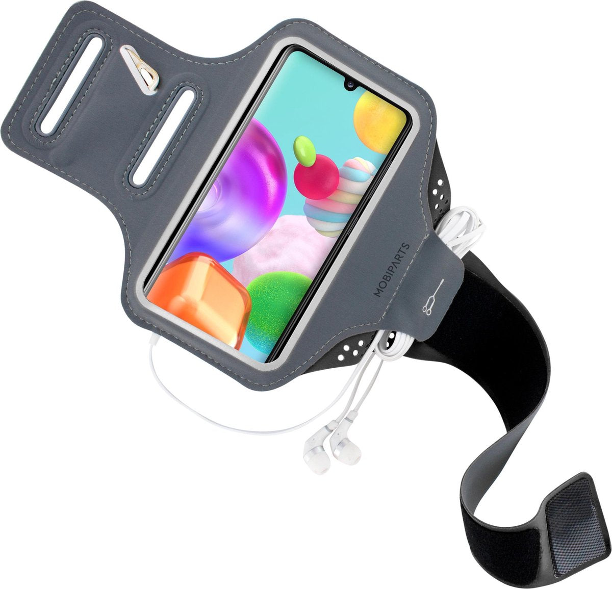 Mobiparts Comfort Fit Sport Armband Samsung Galaxy A41 (2020) Black