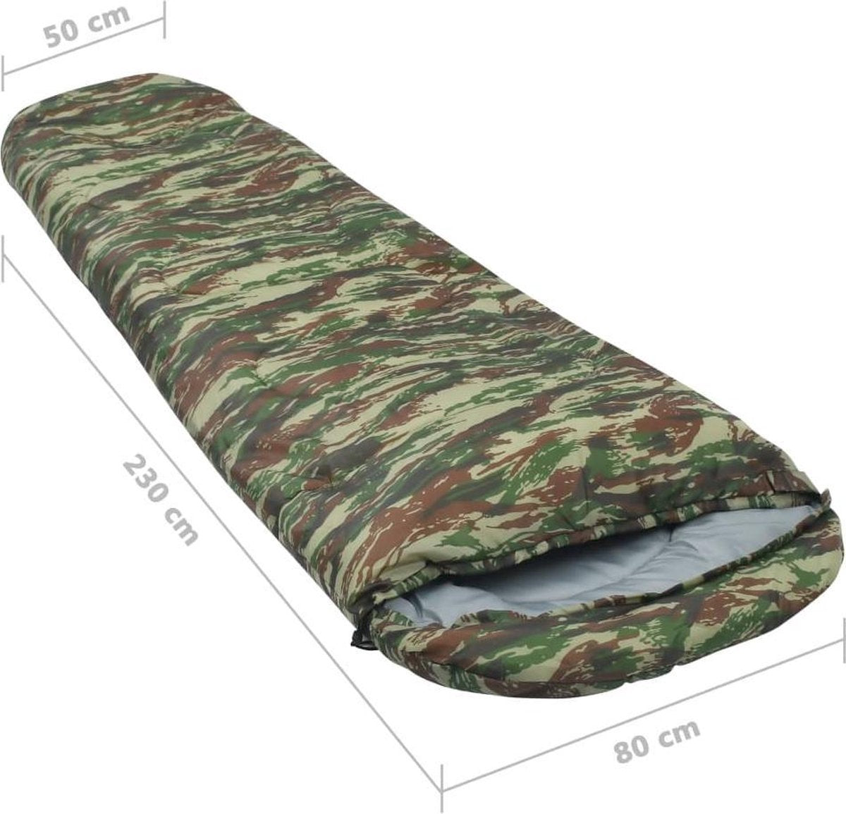 2 camouflage slaapzakken - kamperen - camping - lichtgewicht - slaapzak - professioneel - set van 2