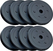 ScSPORTS® Halterschijven set 20 kg - Kunststof - 8 x 2