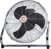 Cresta Care CFP410  RVS vloerventilator 45 cm diameter en 3 snelheden