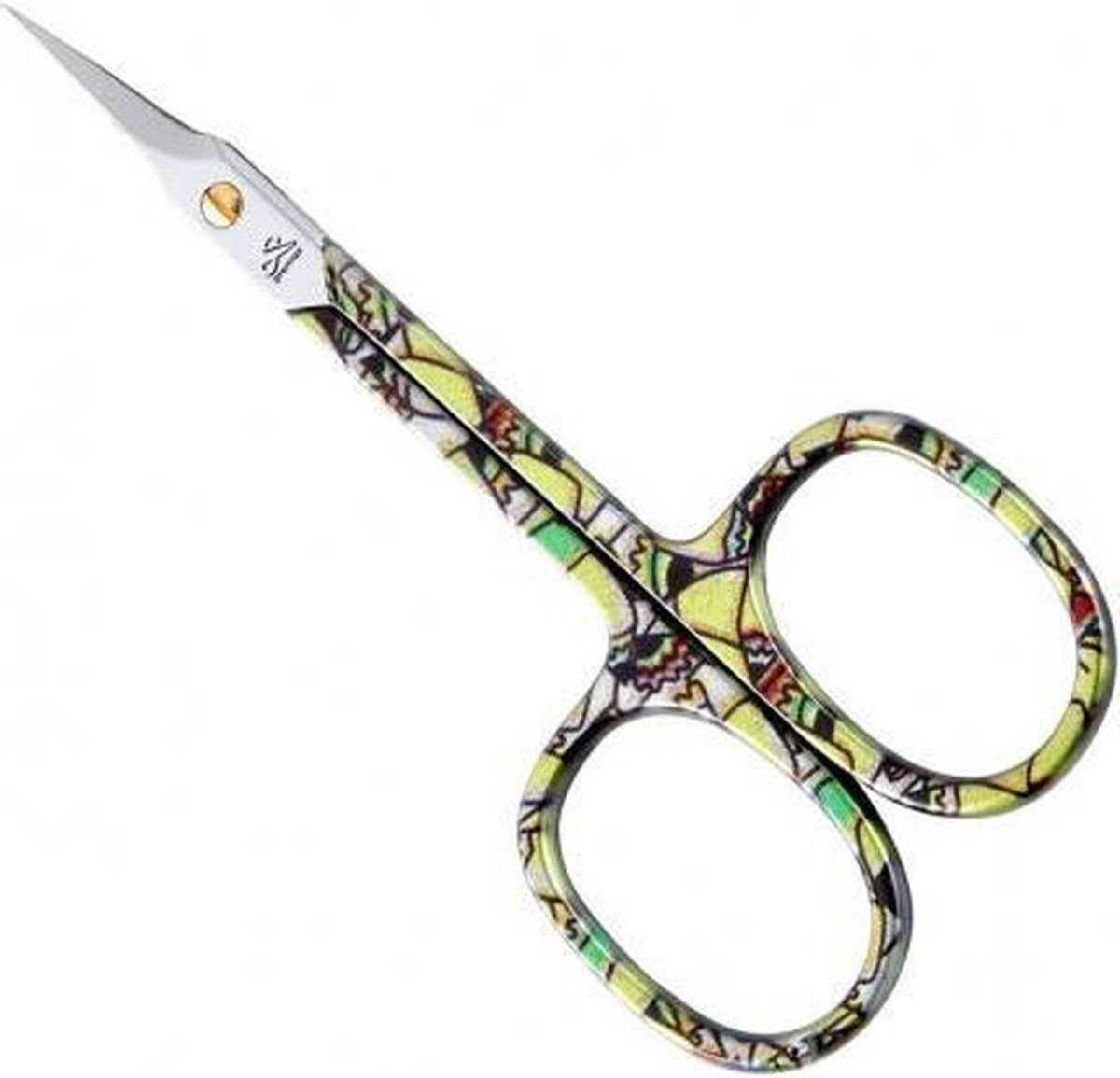 Premax – Nagelriemschaartje - Extra Spitse Punt - Colours Collection – Yellow - 9 cm.