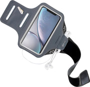 Mobiparts Comfort Fit Sport Armband Apple iPhone XR Sporthoesje Zwart