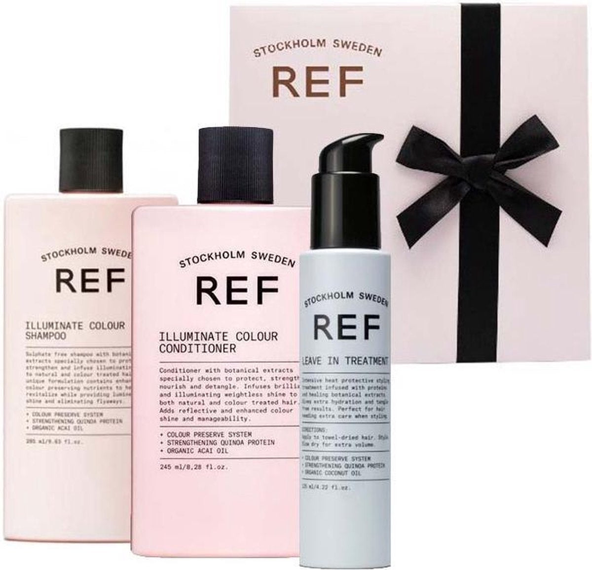 REF Stockholm Illuminate Colour Holiday Box incl. gratis leave-in conditioner - Conditioner voor ieder haartype