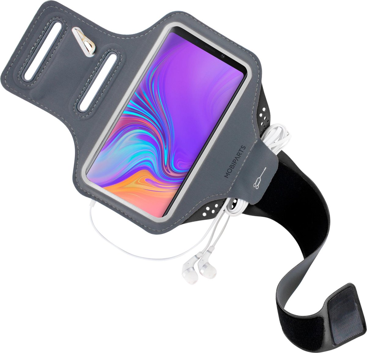 Mobiparts Comfort Fit Sport Armband Samsung Galaxy A9 (2018) Black