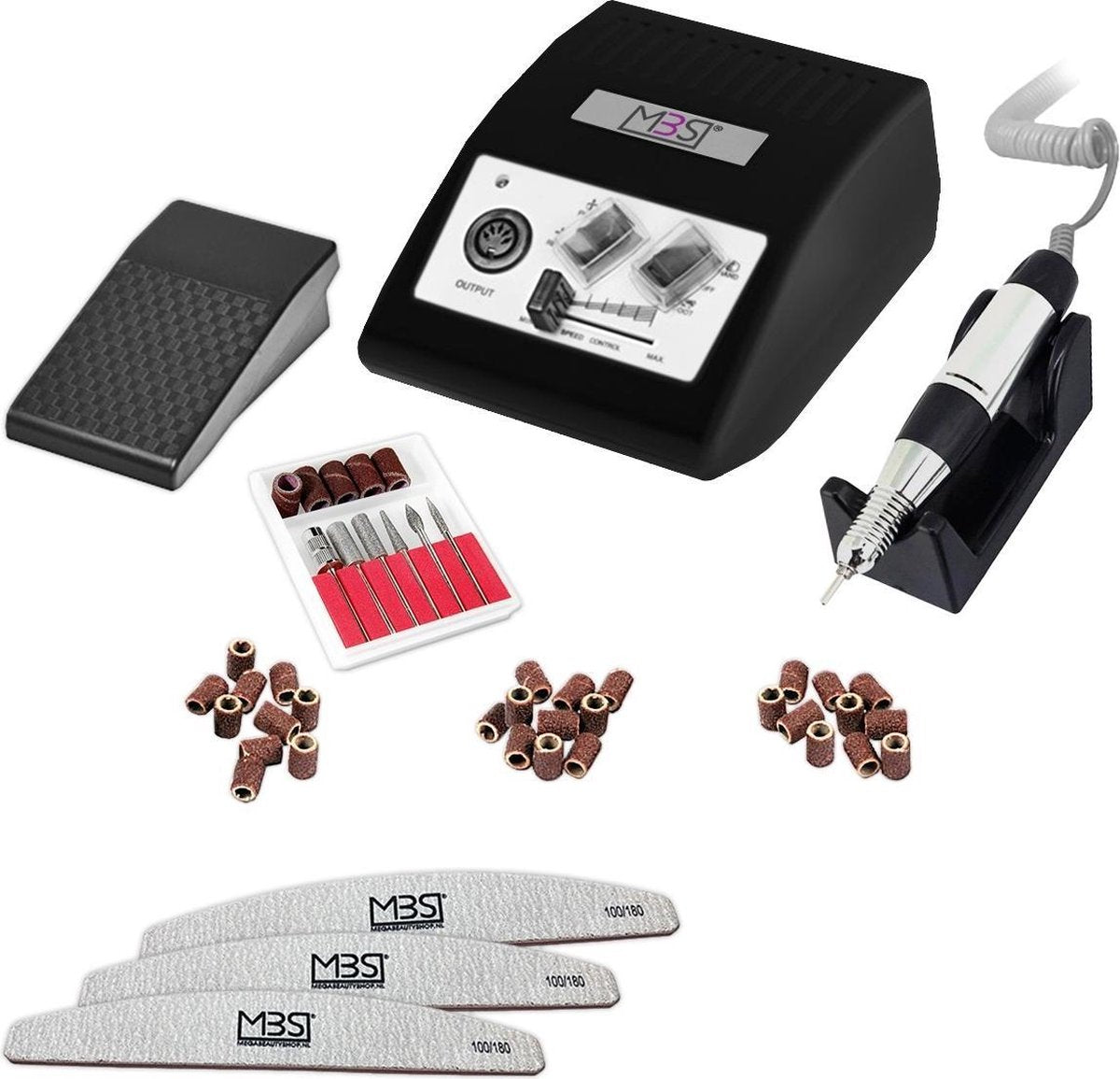 Nagelfrees JD500 35Watt Zwart + 3 trapeze vijlen