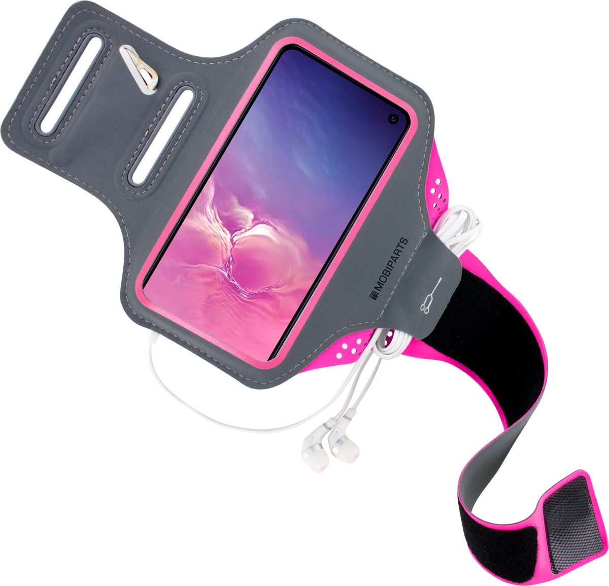 Mobiparts Comfort Fit Sport Armband Samsung Galaxy S10e Roze
