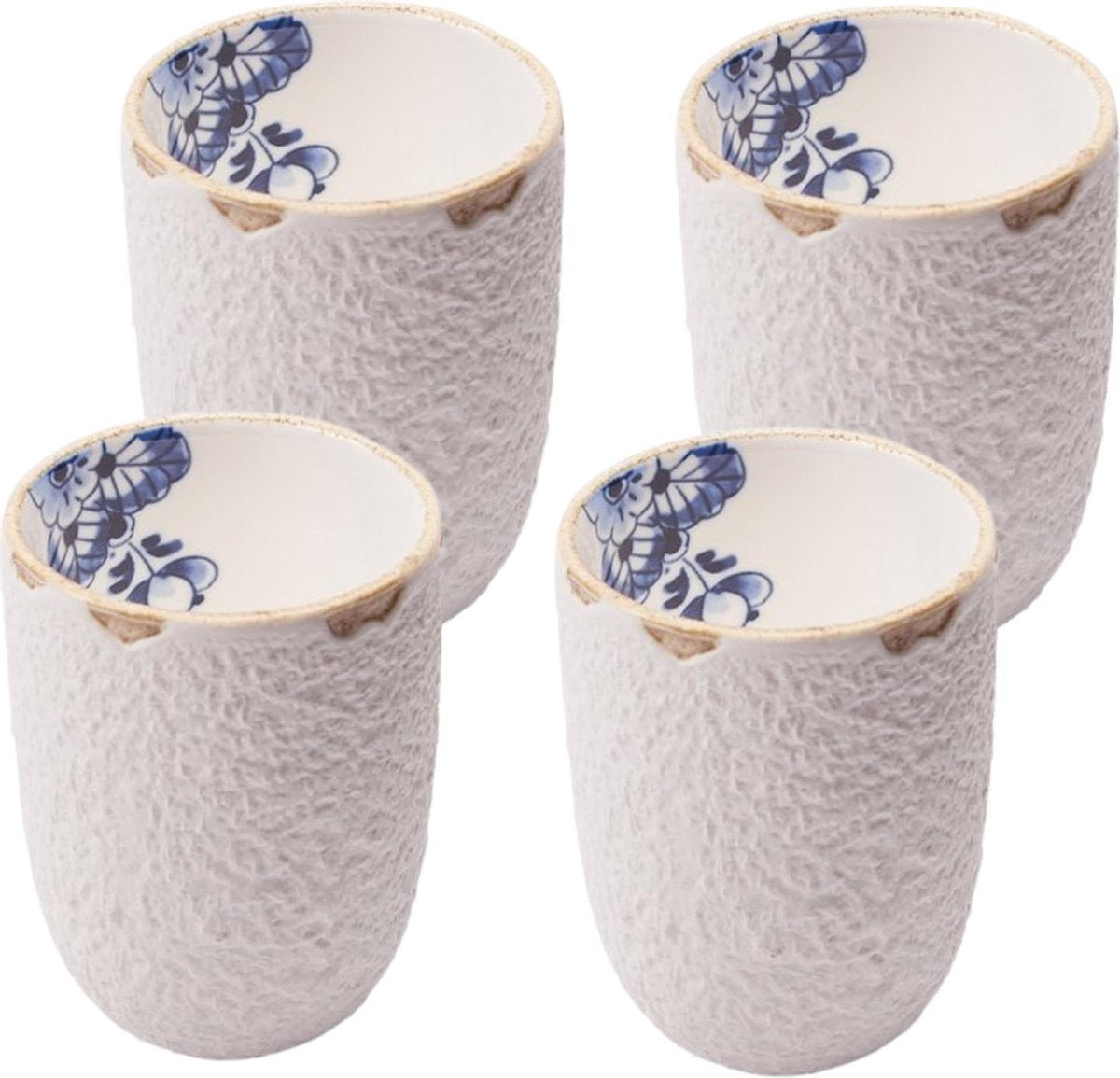 Cappuccino mokken - set van 4 - cappuccino koppen - cappuccino mok - cappuccino bekers