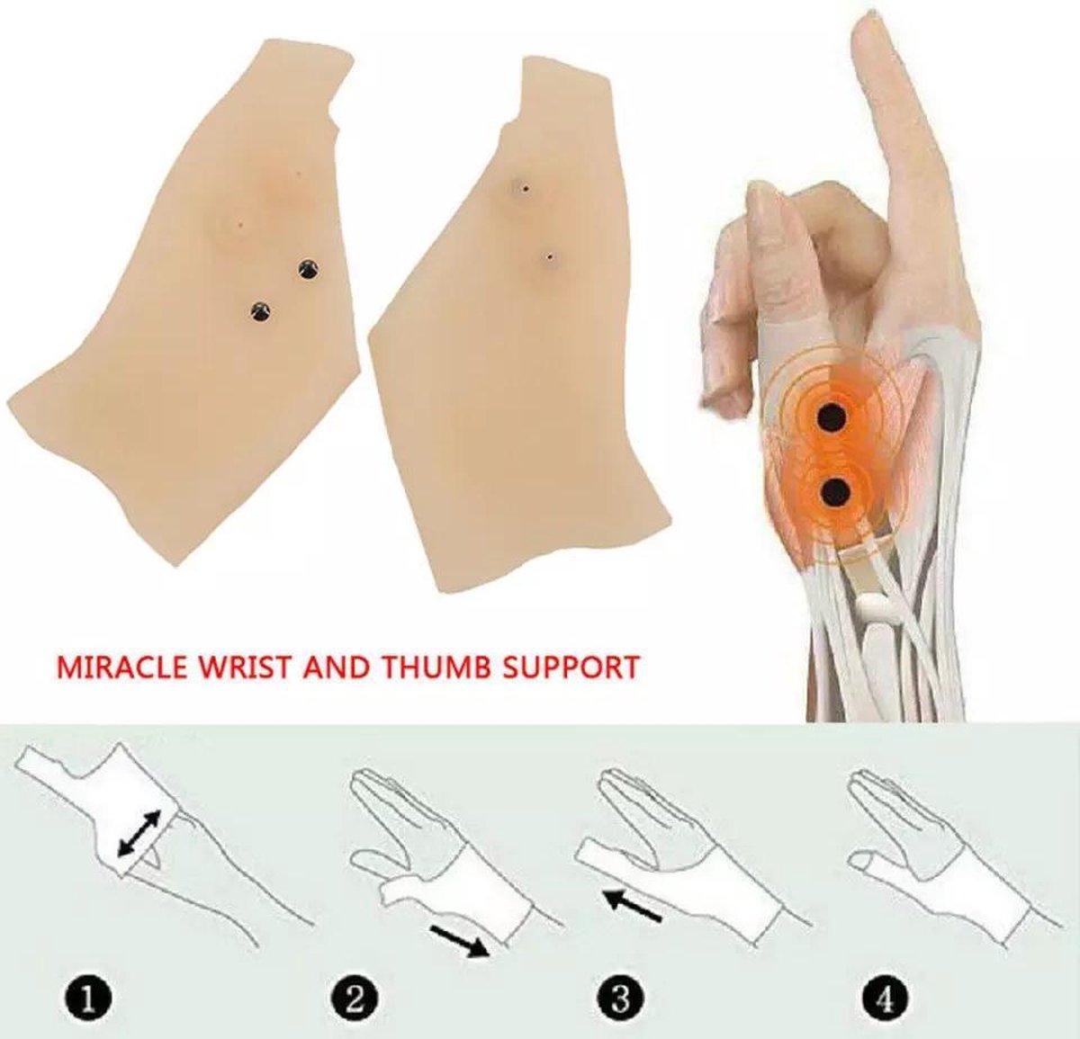 2 Stuks Artrose Handschoenen - Hand Reuma - Handklachten - Artrose Brace - Duimbrance Artrose - Hand Ondersteuning - Handklachten - Duim Handschoen - Reuma Handschoen  - Artritis Handschoen - Hand Artrose - Artrose Pijnverlichting