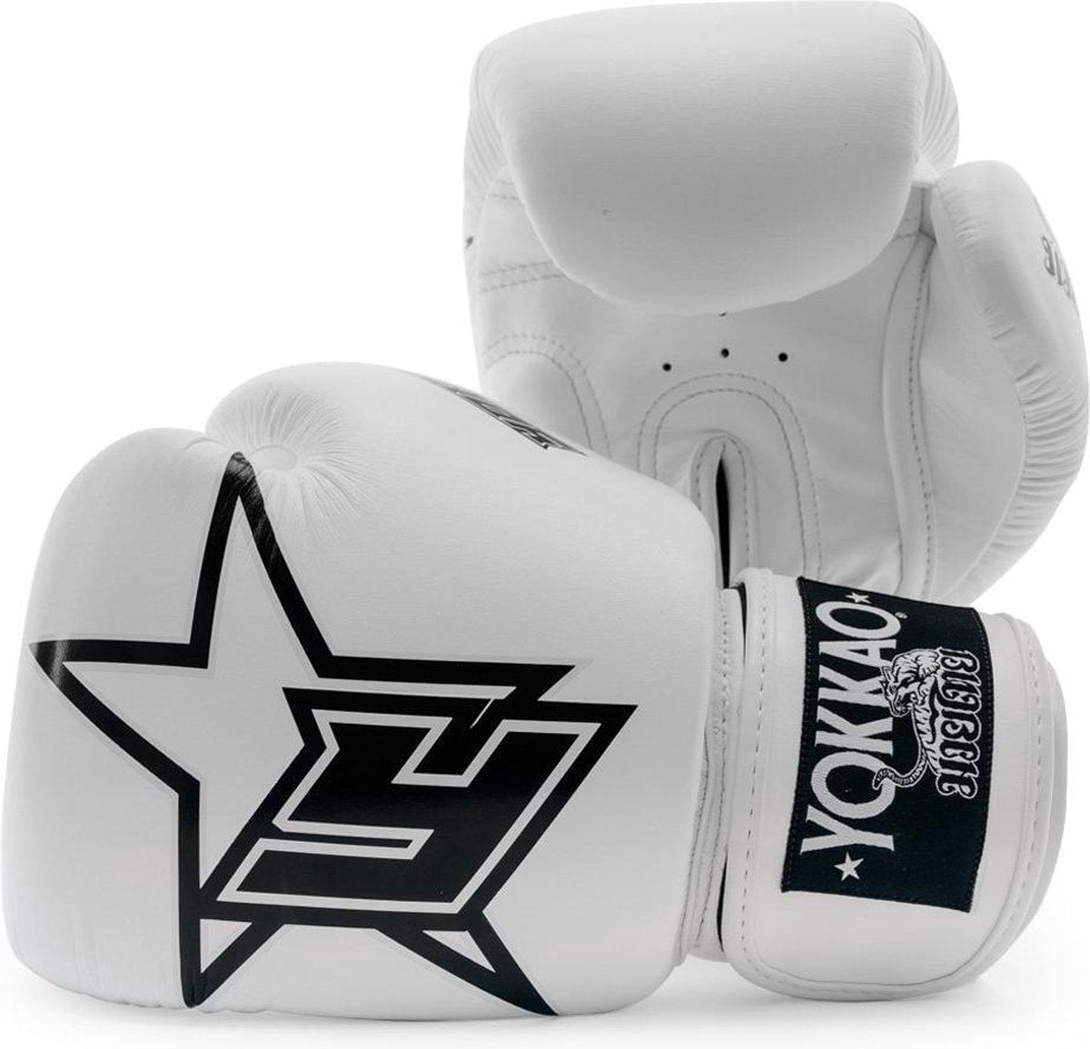 Yokkao Institution Bokshandschoenen - wit - microfiber leer - 14 oz