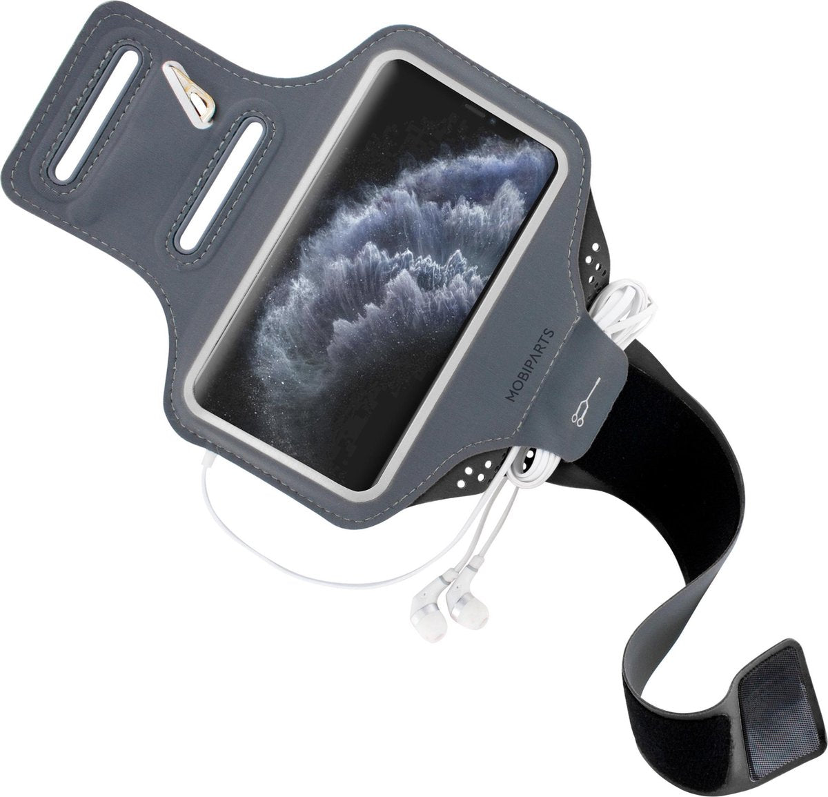 Mobiparts Comfort Fit Sport Armband Apple iPhone 11 Pro Zwart
