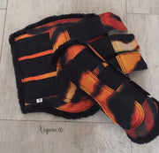 Flextrainers Koe Print - XS  - Peeskappen - Beenbescherming Pony Paard Klittenband Shetland