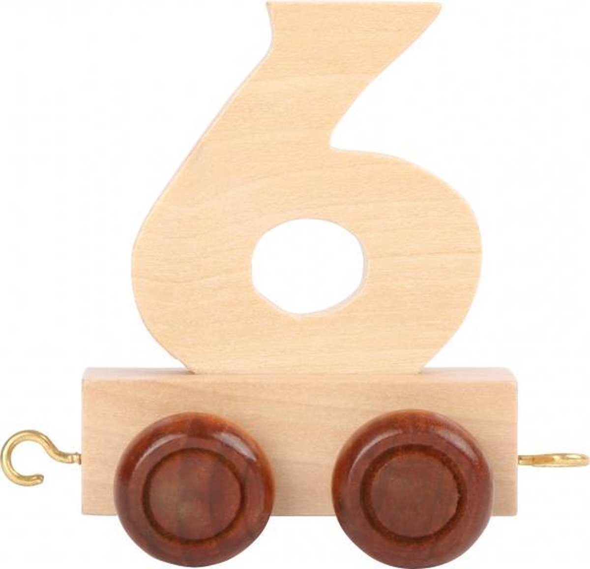 treinkarretje nummer 6 hout