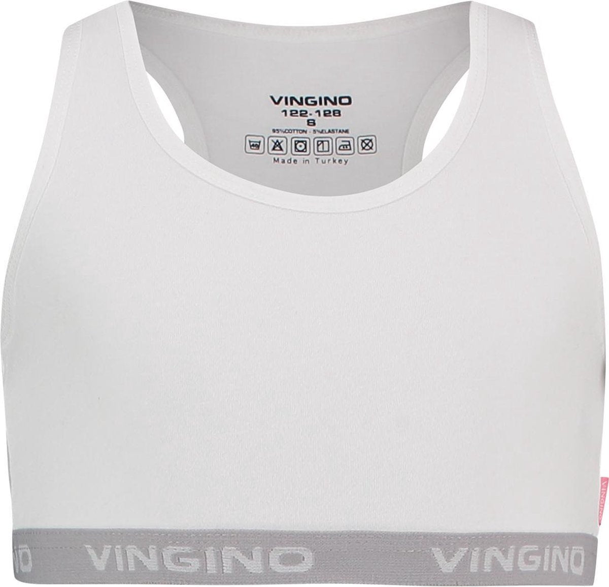 Vingino Basics Kinder Meisjes Onderhemd - Maat 104