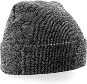 wintermuts Antique Grey | klassieke gebreide muts in 30 verschillende kleuren| tweelaags gebreid