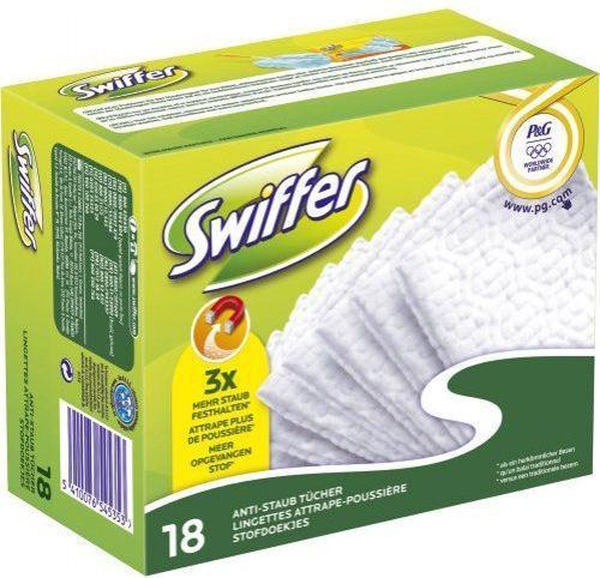 Swiffer Dry Stofopvangende Doekjes Refill - 22 Stuks