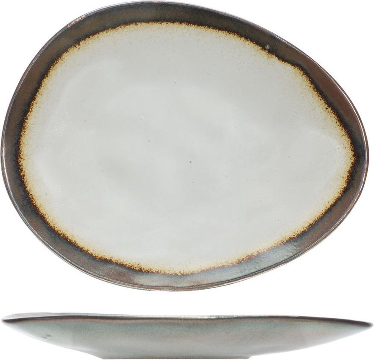 MERCURIO DINNER PLATE OVAL 15X11CM