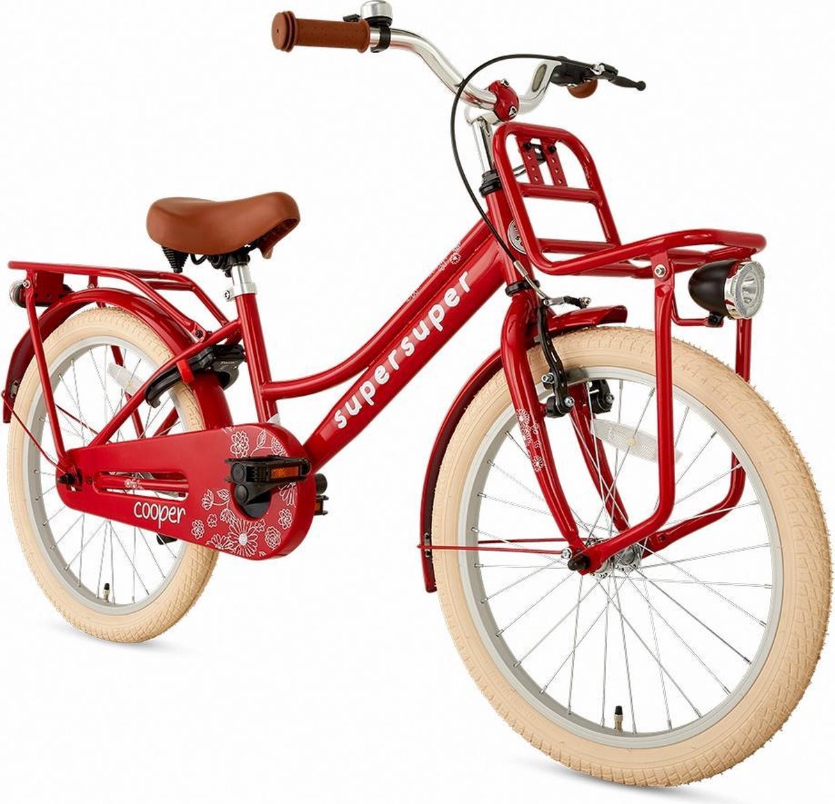 Supersuper Cooper Kinderfiets - 20 inch - Rood