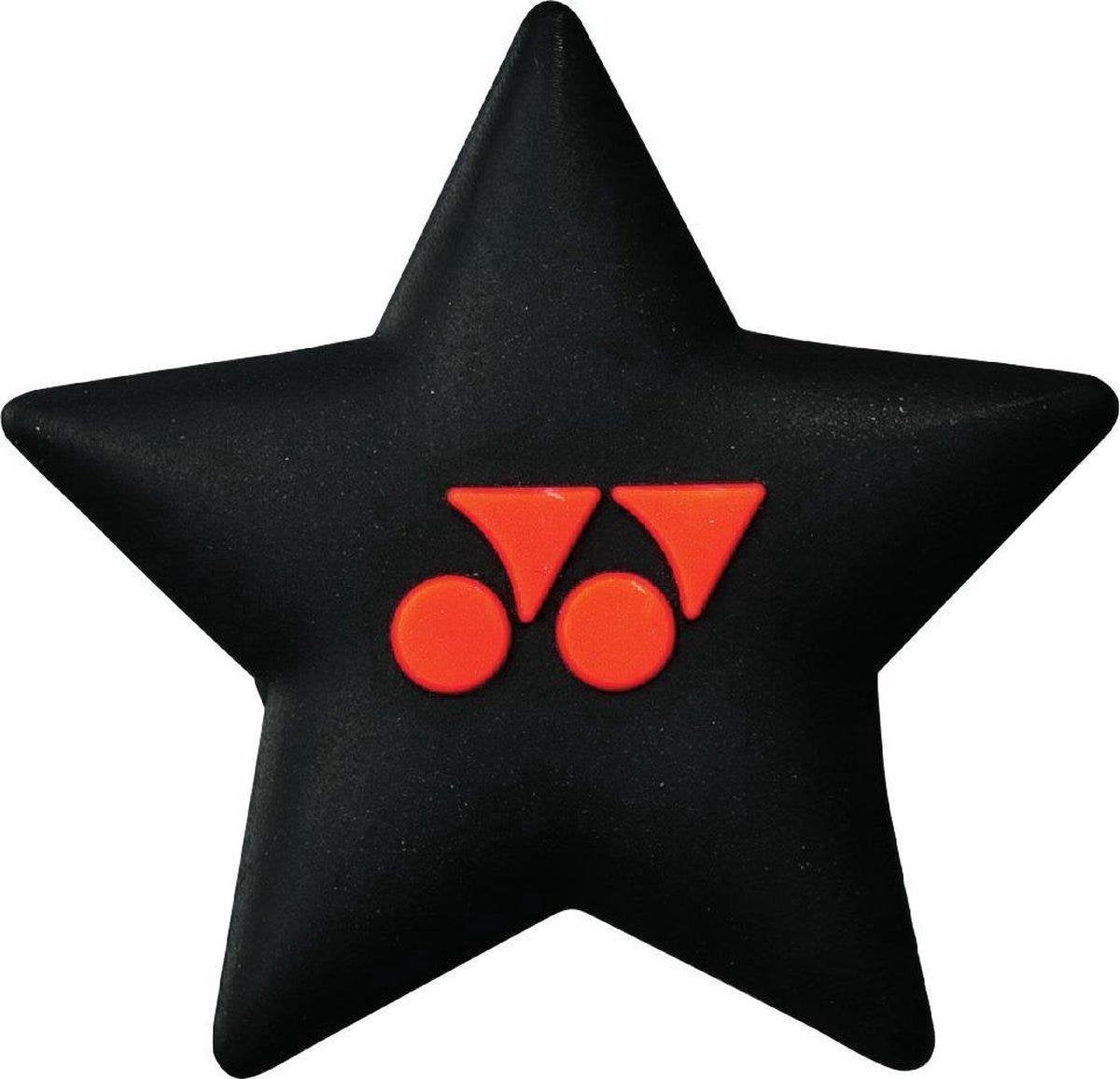 Yonex Vibration stopper 6 - demper - stervorm - zwart/oranje - 2stuks