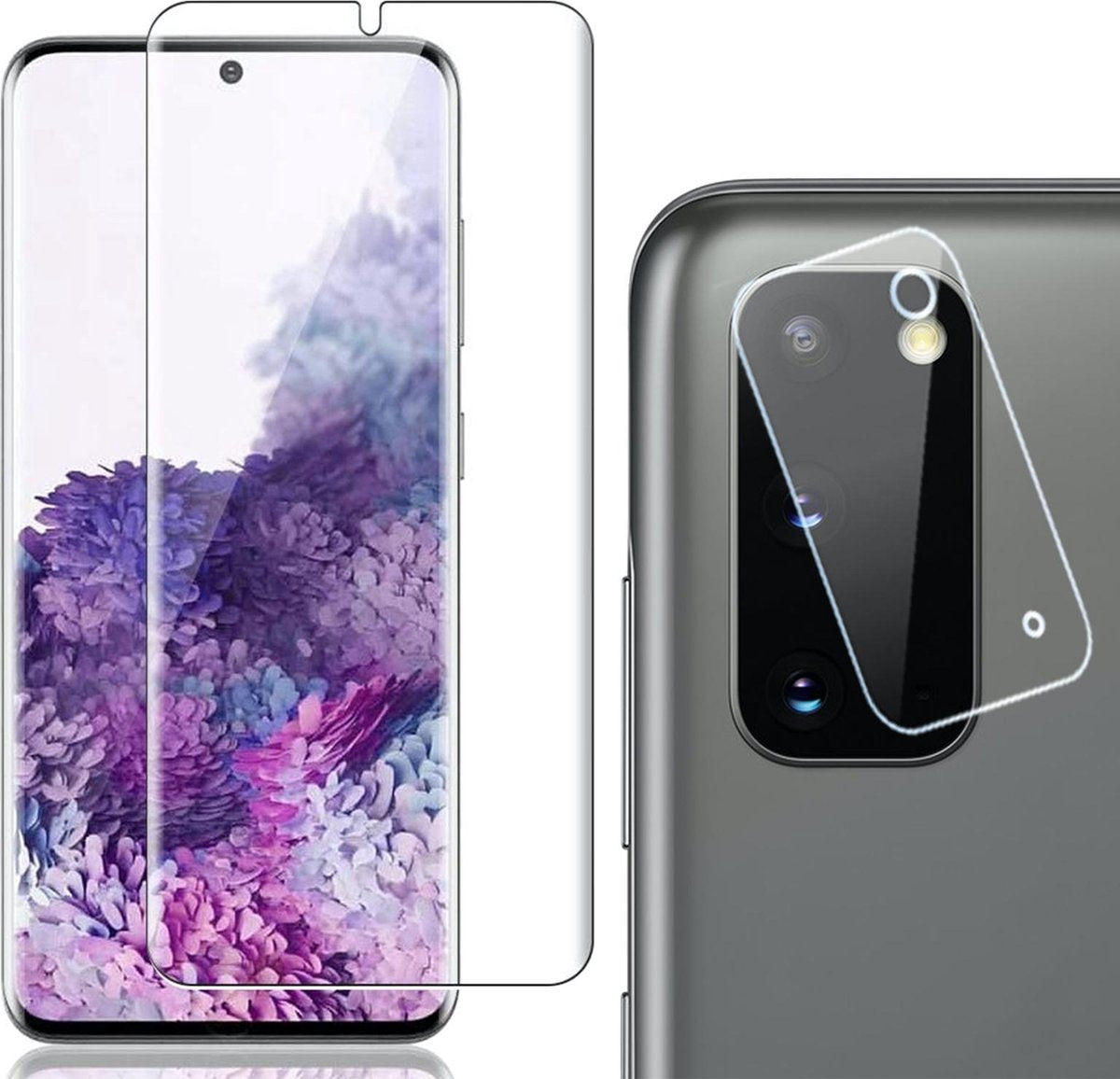 Beschermglas Samsung S20 Screenprotector - Samsung Galaxy S20 Screen Protector Glas en Samsung S20 Screenprotector Camera