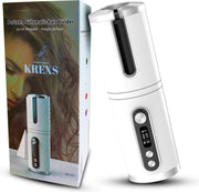 Krexs - Automatische Krultang – Haarkruller  – Golvenkrultang - Hair Curler – Krullen – Wave Krultang - Wit