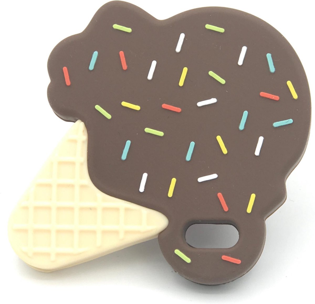 IJsje Bijtketting Kauwsieraad - Bruin