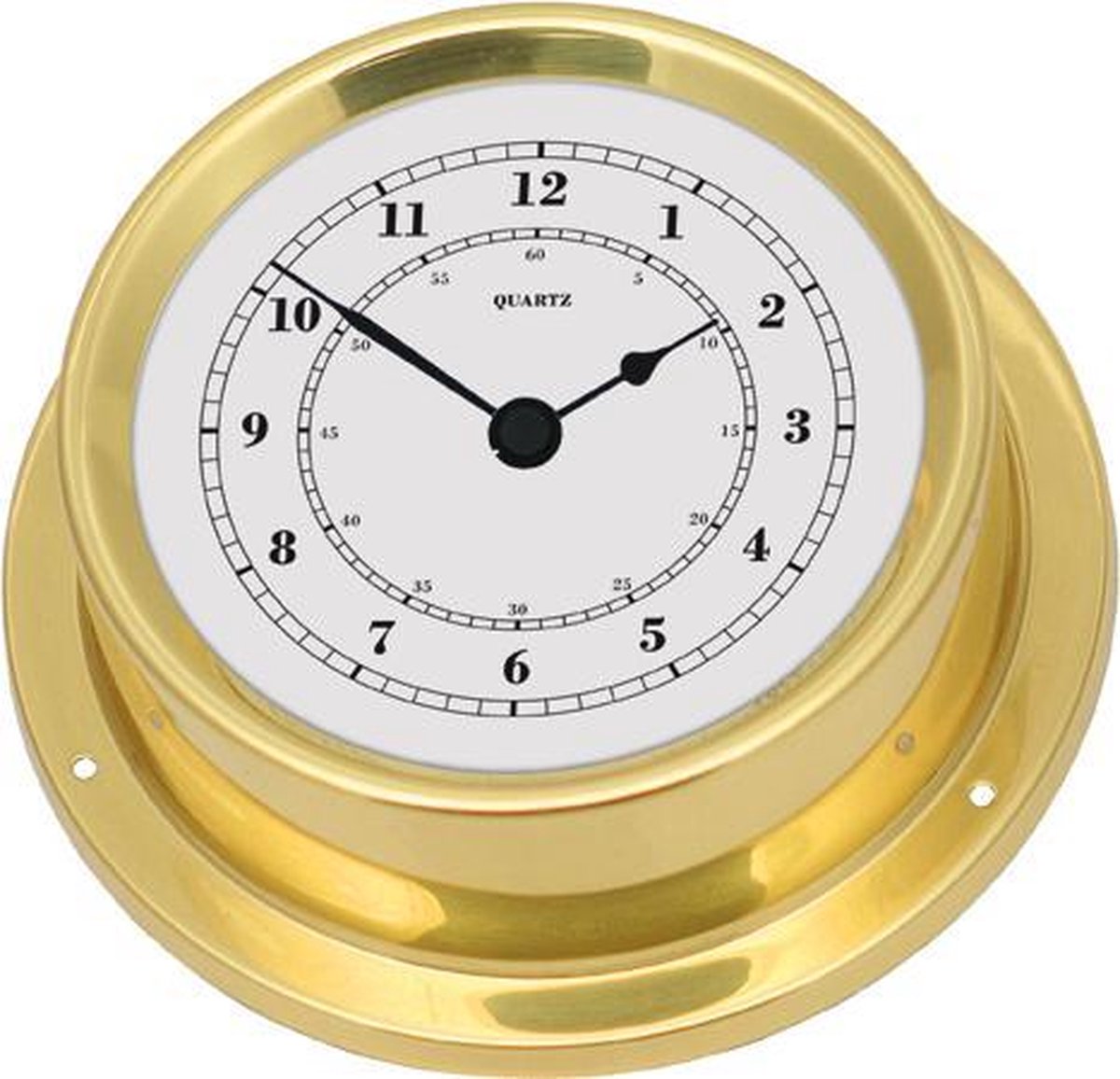 Talamex Scheepsklok / Baro/ Hygro meter Model: Thermo-Hygro meter messing