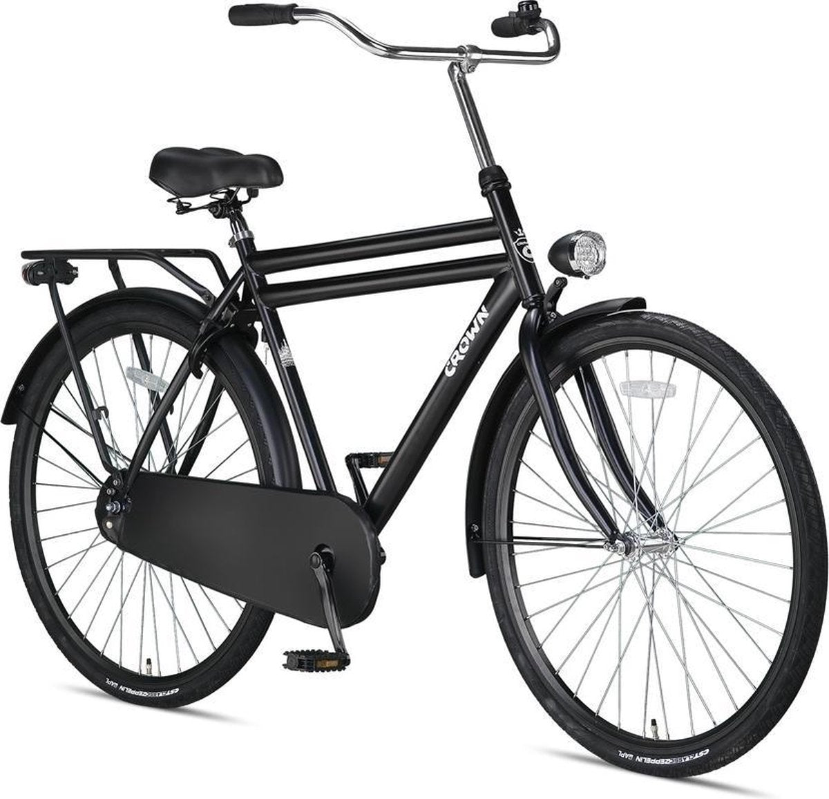Crown Moscow Opafiets 28 inch 58cm Zwart