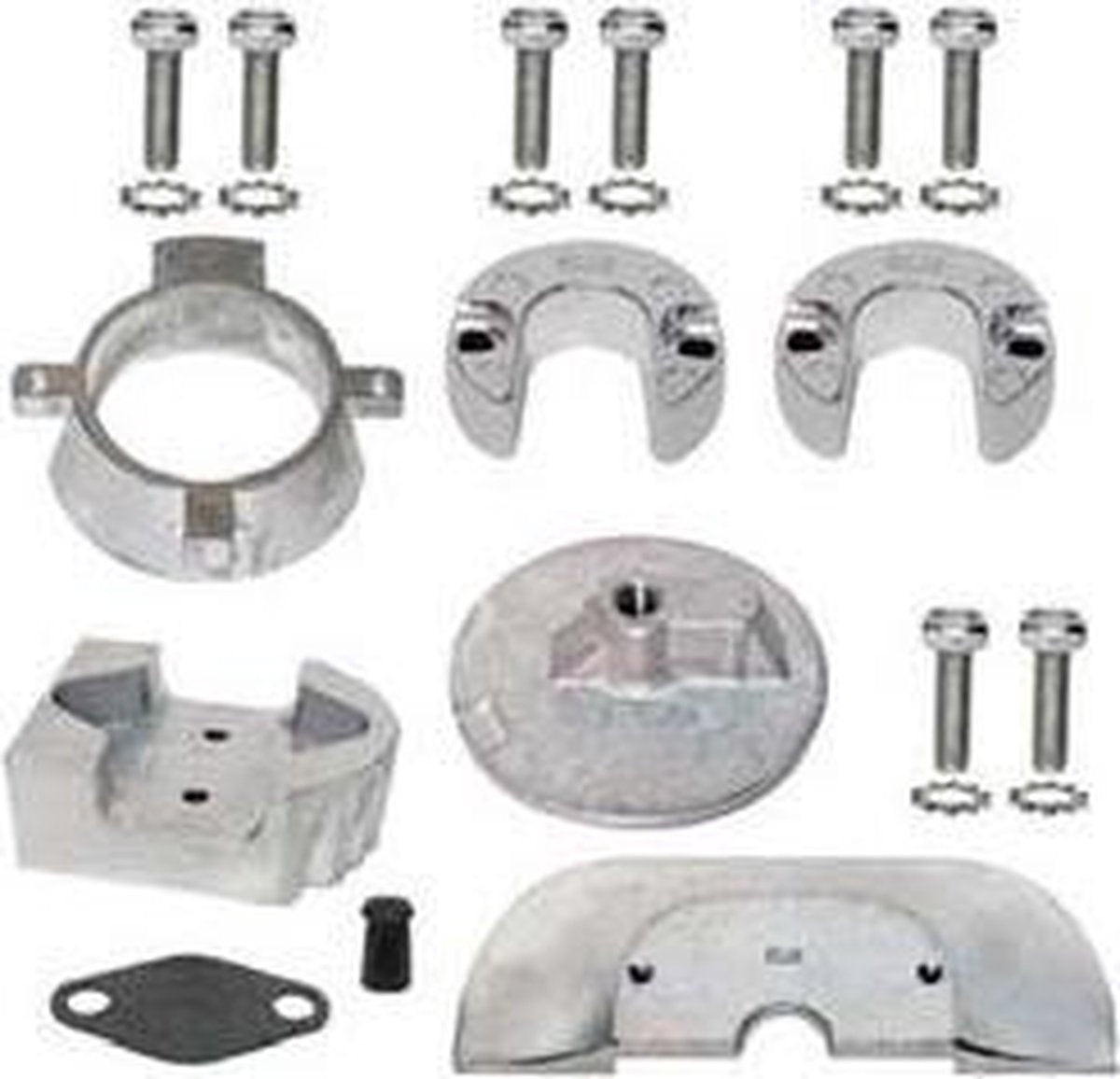 Mercruiser Aluminium Anode Kit for Sterndrives Alpha One Gen II (CMALPHAKITA)