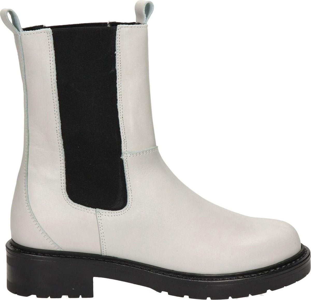 Nelson dames chelseaboot - Wit - Maat 37