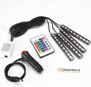 Sheeps Auto LED RGB interieur strip - Voertuigverlichting - 4 stuks