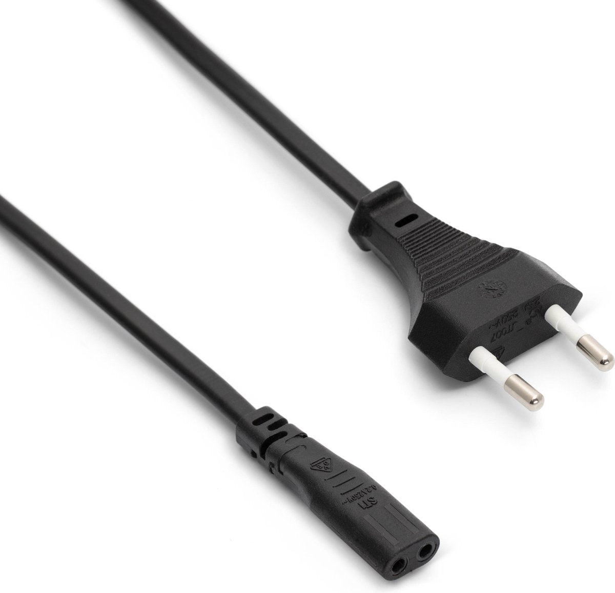 Bestekabels.nl Apparaatsnoer - C1 Kabel - Rechte stekker