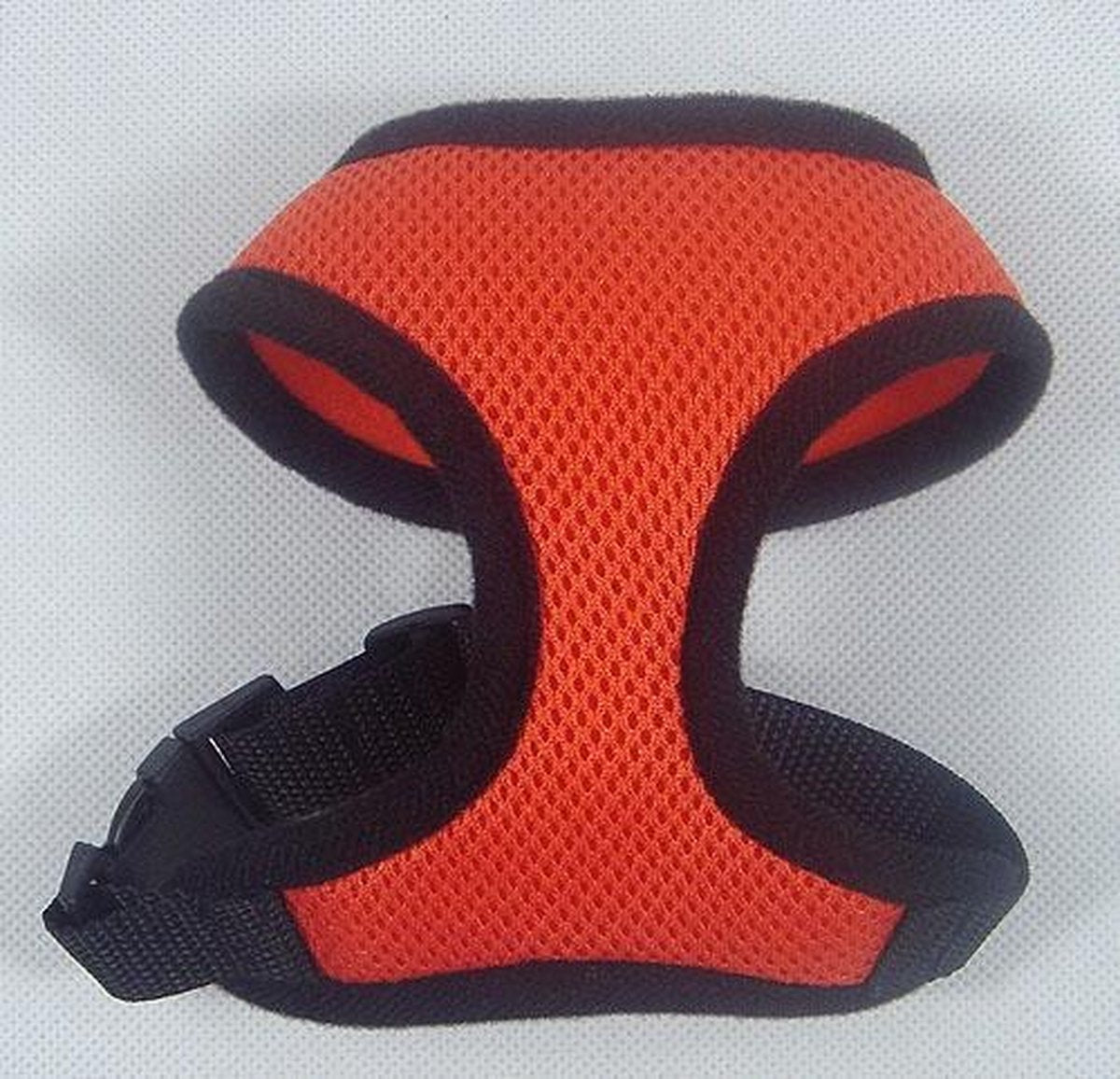 Sport harnas voor de hond in de kleur rood. - XXL (nek omvang 40 cm