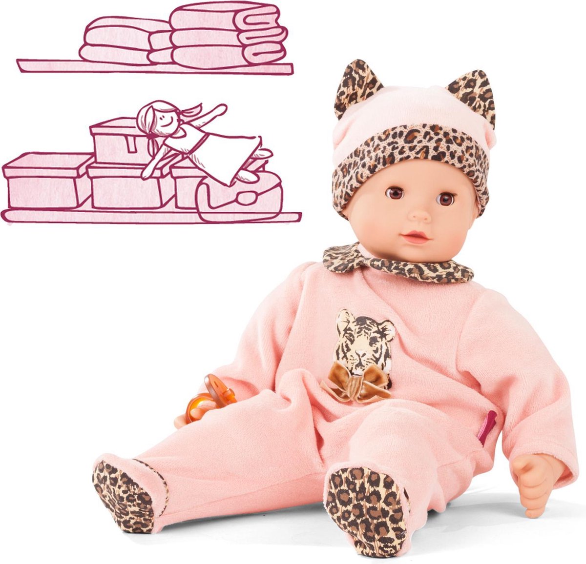 Götz babpop Tiger Maxy Muffin 42cm